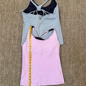 Prana Strappy  Form-fitting tank with shelf bra